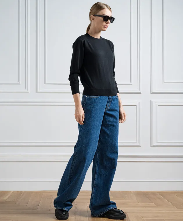 Allude Maglia in cashmere nero 23570003