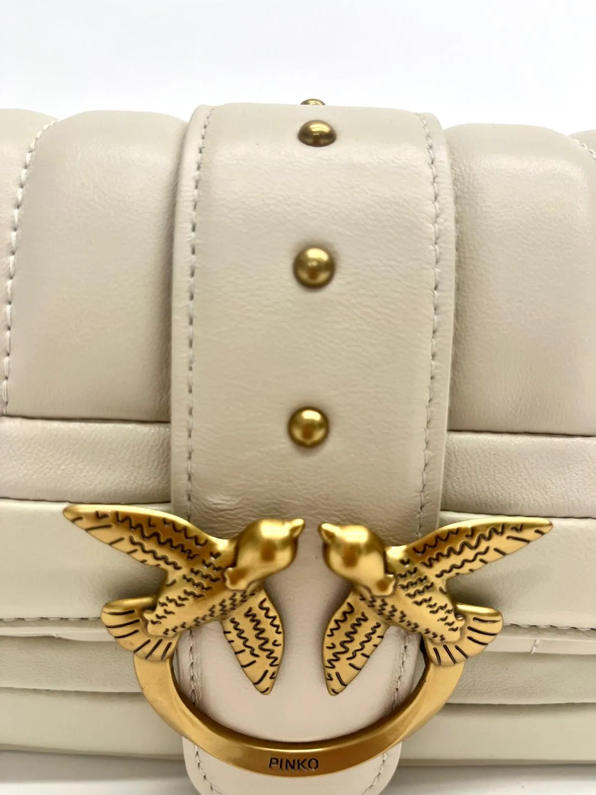 BORSA "LOVE ONE MINI" PANNA IN PELLE