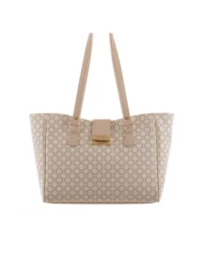 Borsa shopping con logo all over