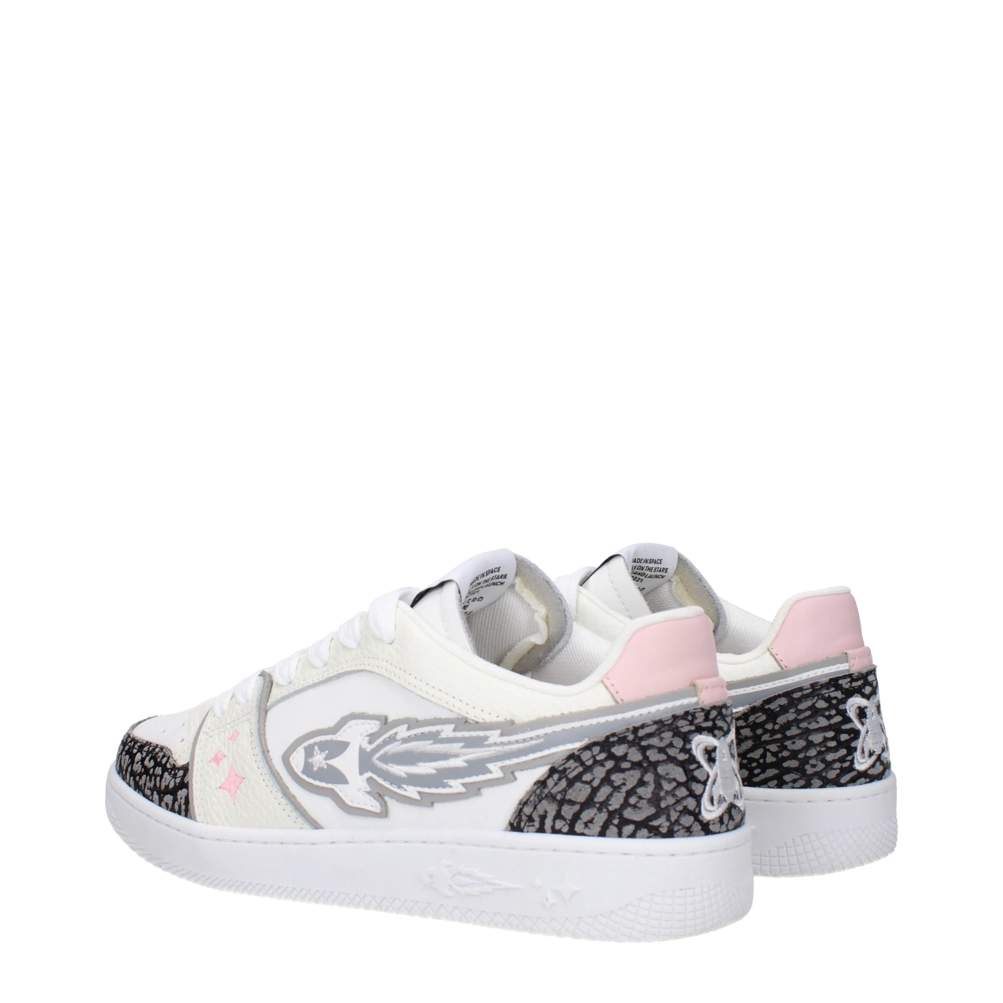 Enterprise Japan Sneakers Rocket Uomo Pelle Bianco/Grigio