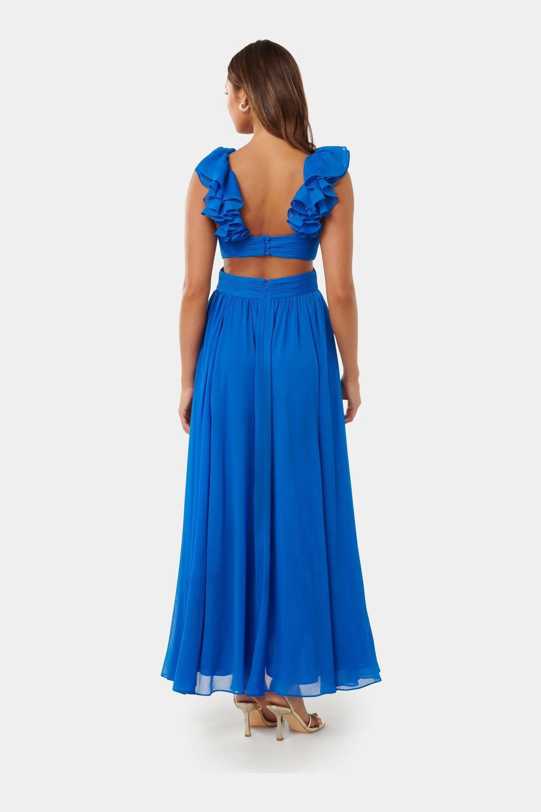 Forever New Petite - Ruches - Abito maxi