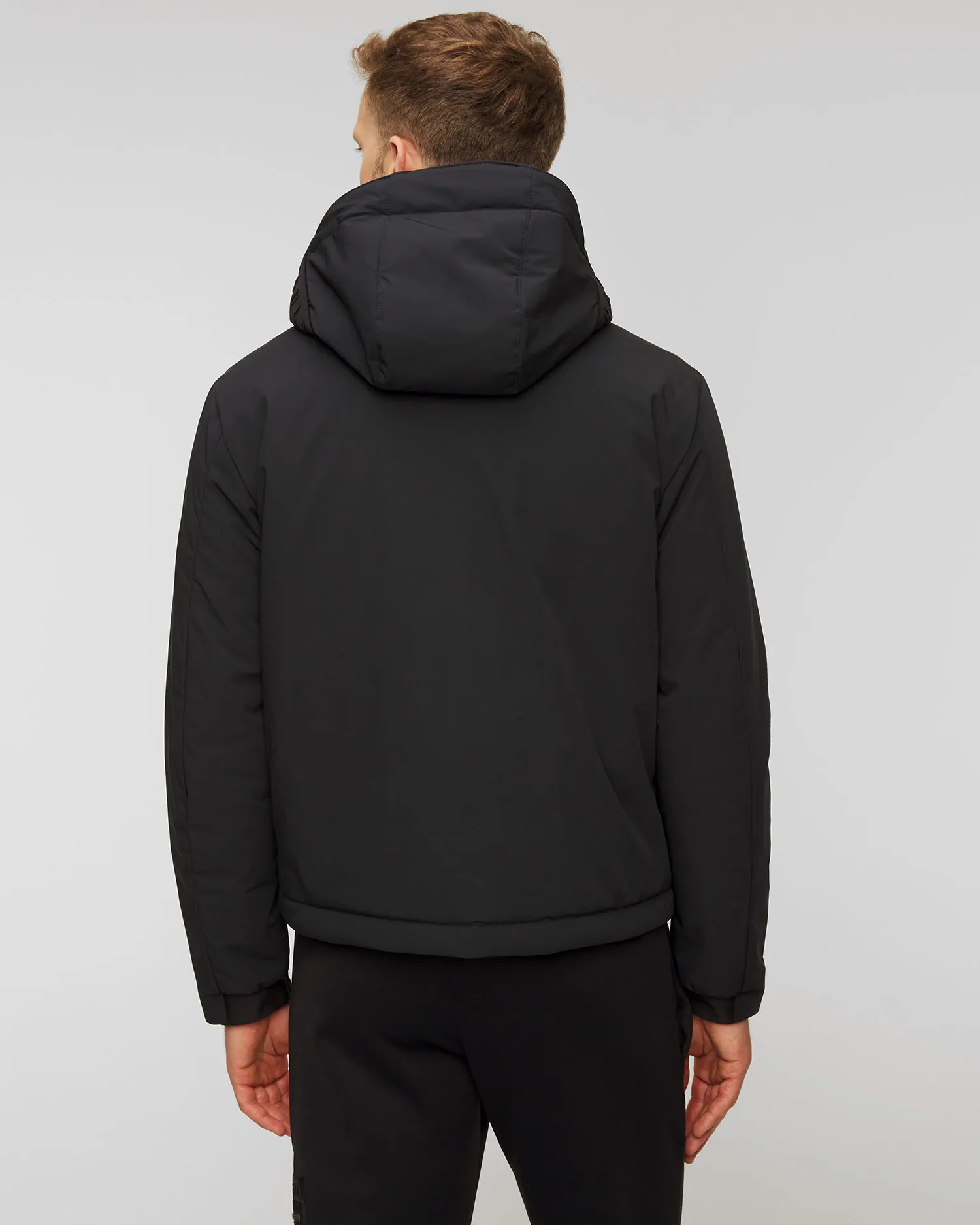 Giacca a vento da uomo Paul&Shark Typhoon Windbreaker Nera 13312165-11