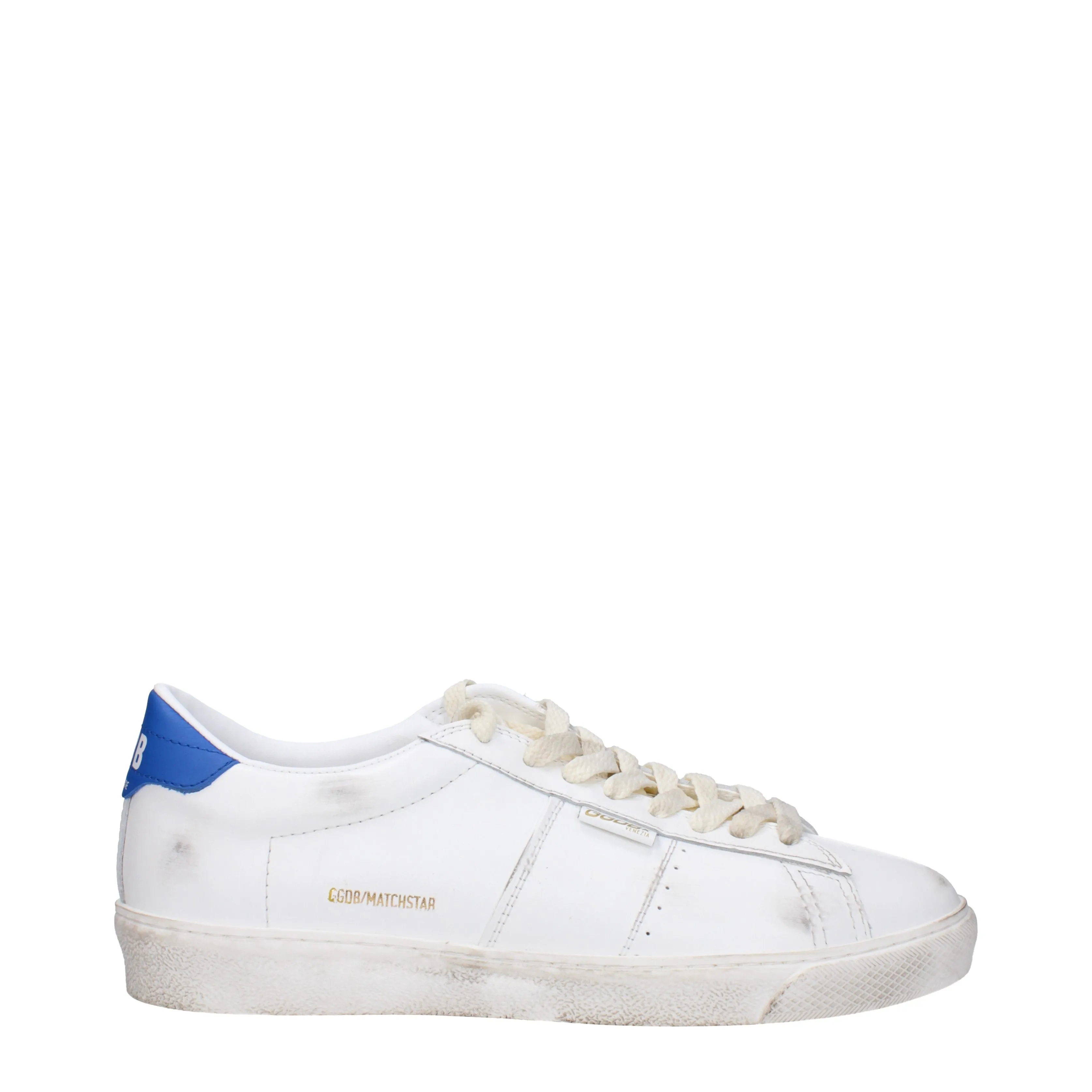 Golden Goose Sneakers Matchstar Uomo Pelle Bianco/Blu