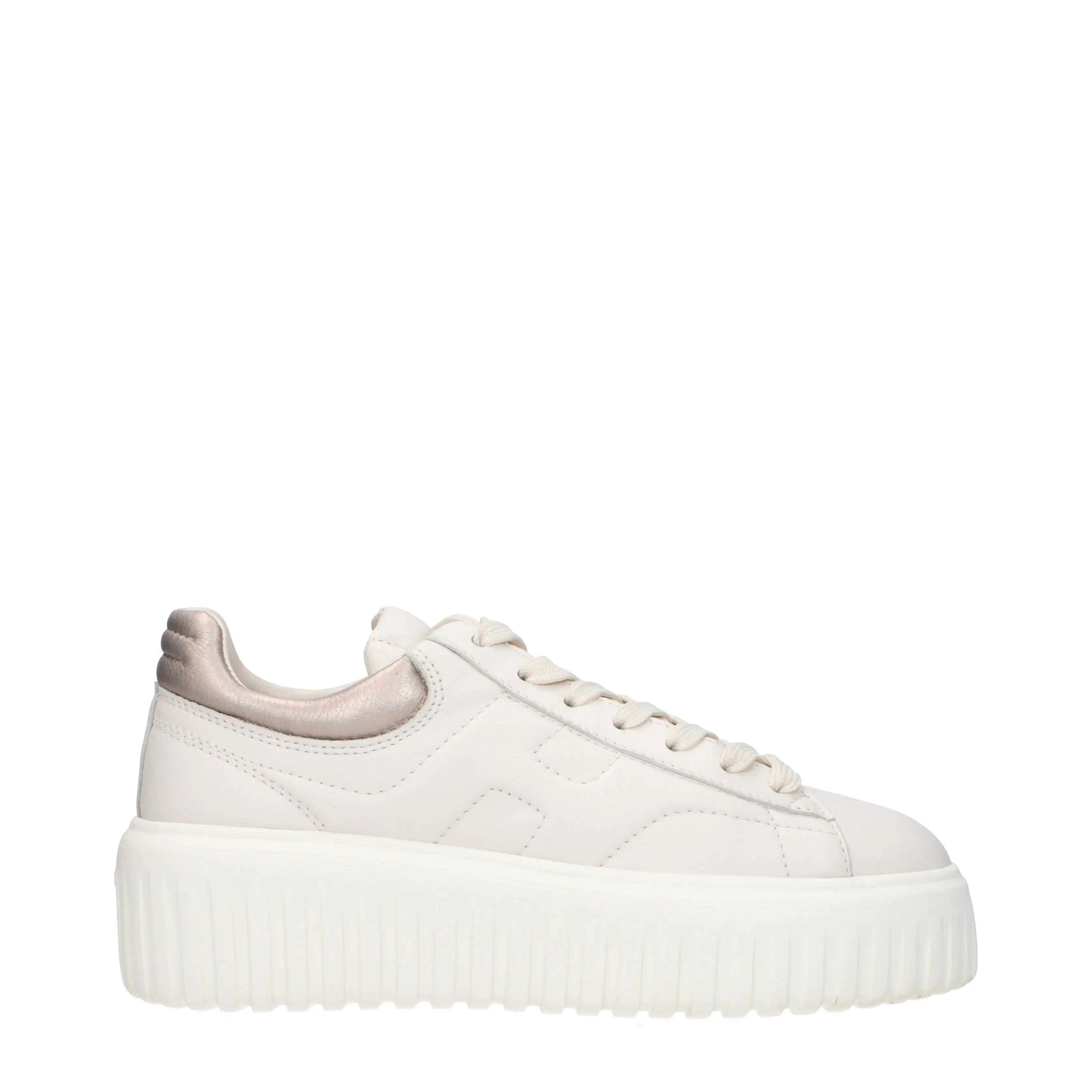Hogan Sneakers Donna Pelle Beige/Avorio