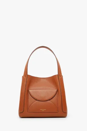 Jasper Conran London - Darcey 3 - Marrone in pelle - Borsa hobo
