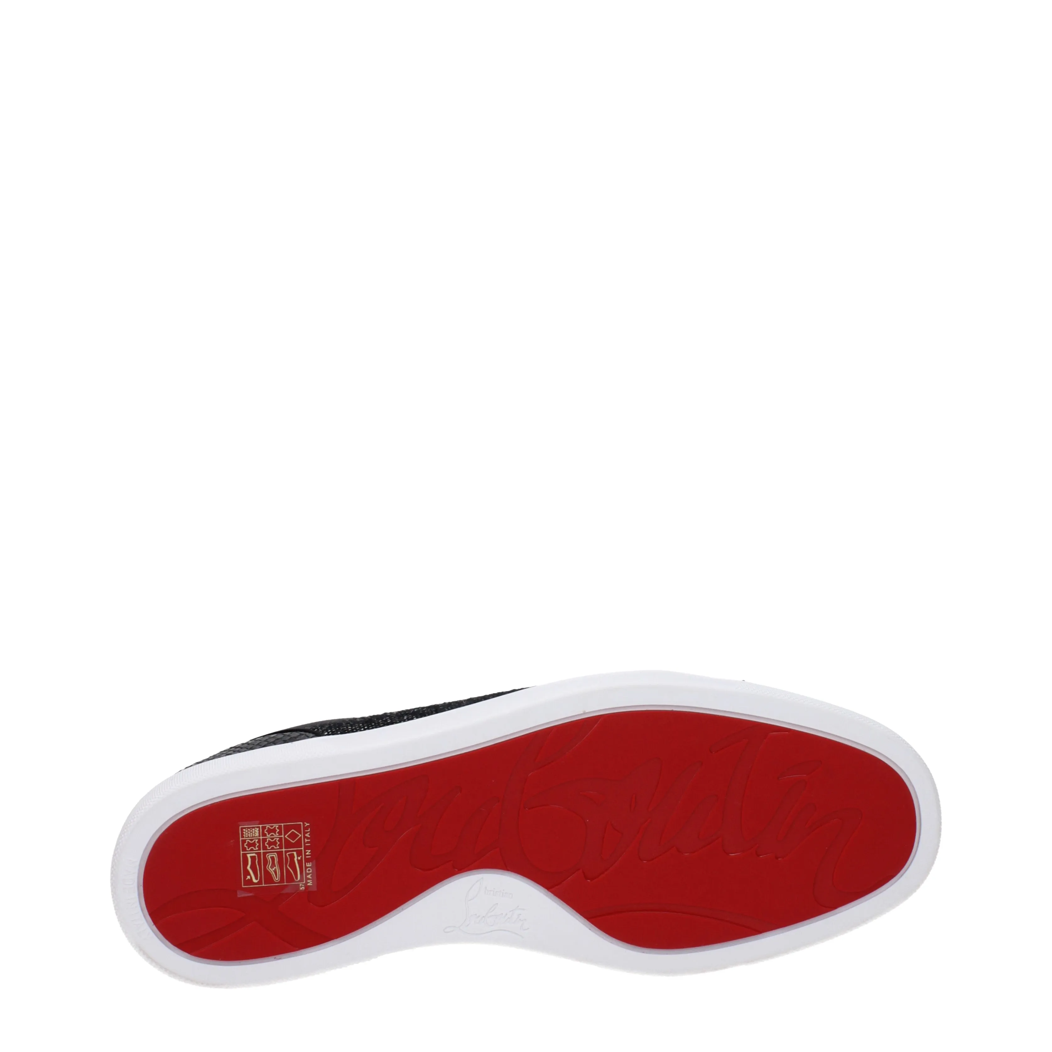 Louboutin Sneakers Louis junior Uomo Tessuto Nero
