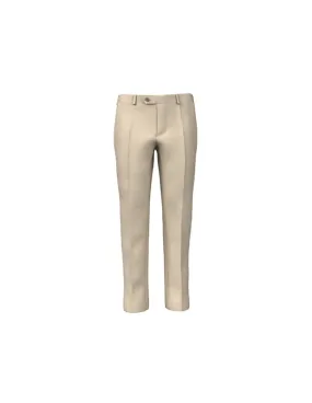 Pantalone classici in tessuto Lino Beige P/ E