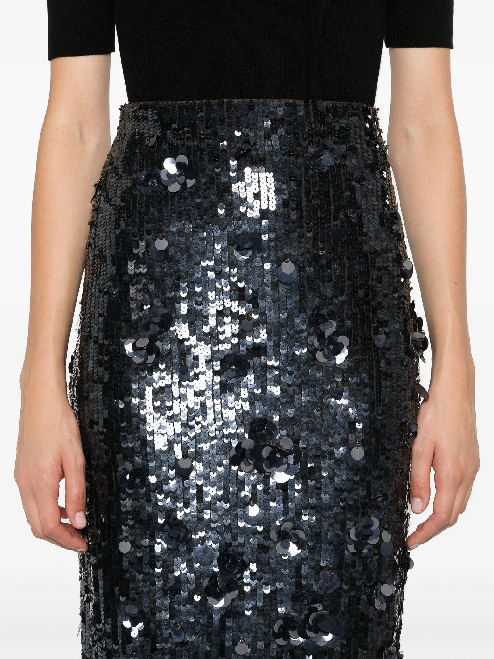PAROSH Abbigliamento,Gonne Gonna midi Glow grigio scuro 