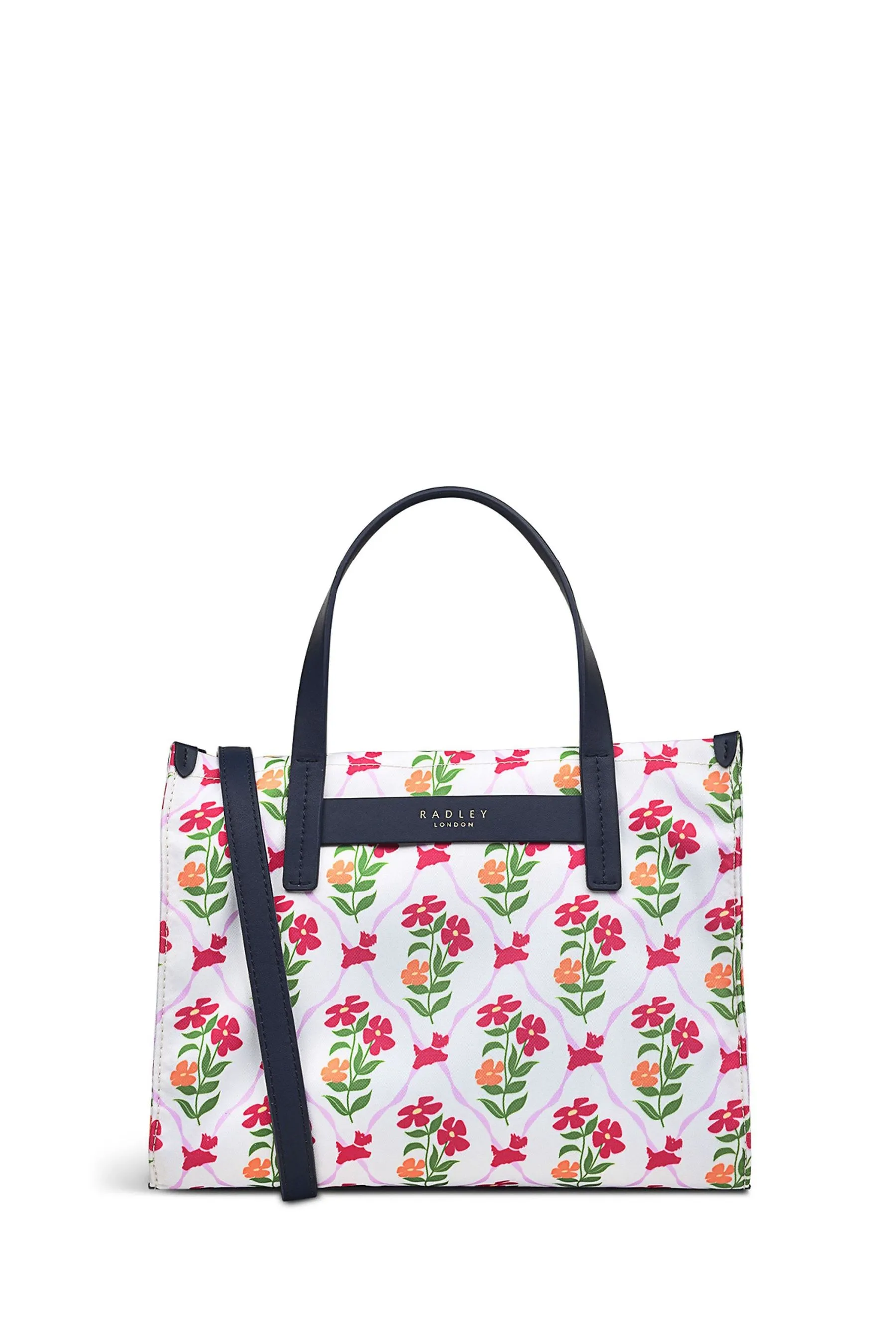 Radley London - Finsbury Park - Giostra Floreale medio con Bianco e zip - Borsa