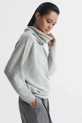 Reiss Eva - Maglia a collo alto con Blend in lana    