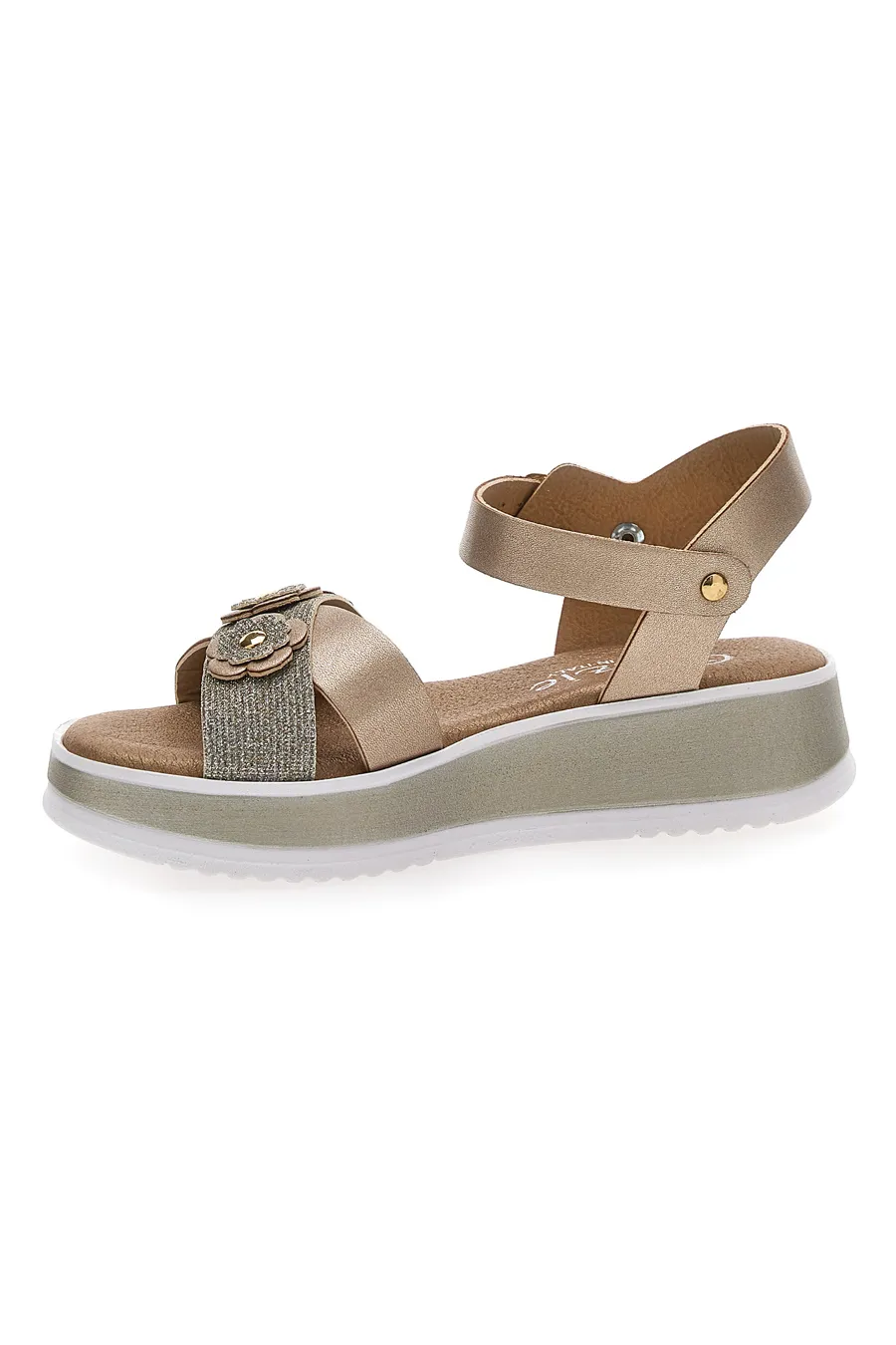 Sandali Platform Platino Grazie 332053