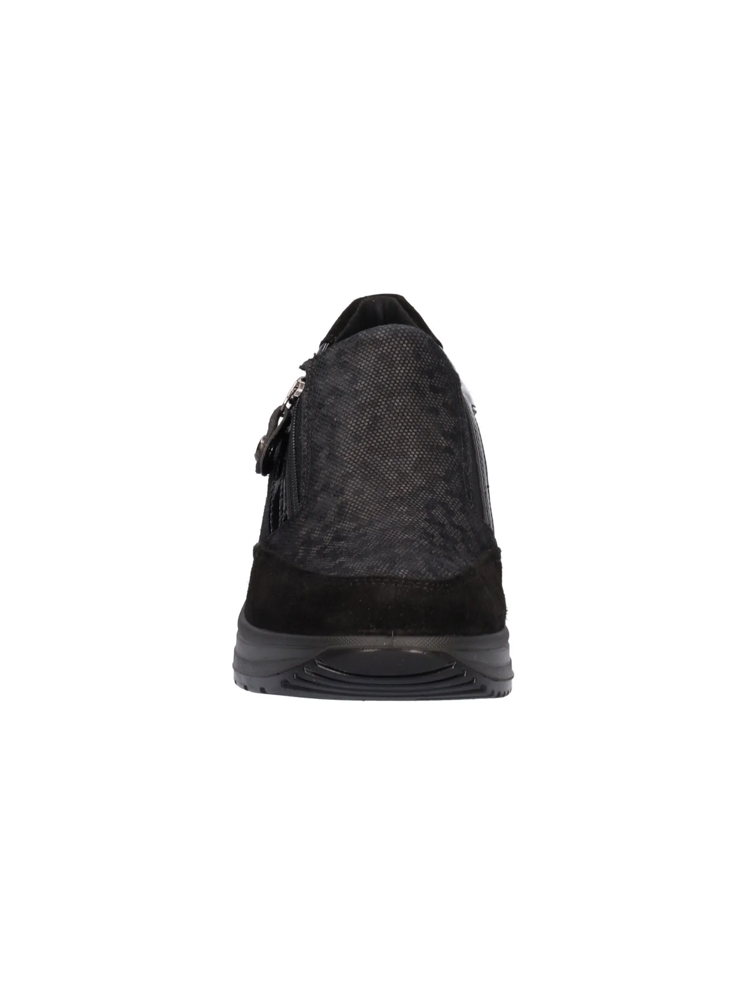Scarpa slip on con zeppa Enval Soft da donna nera