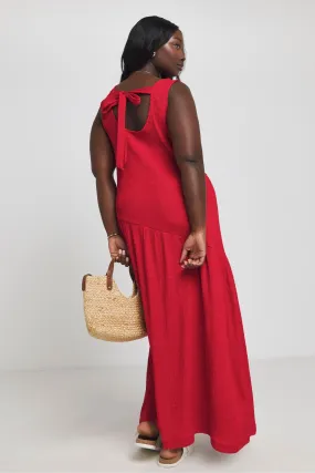 Simply Be testurizzato - Abito maxi in jersey