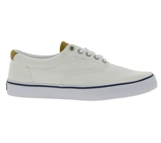 SPERRY Bahama Striper II Cvo SW Wave Siping Technology Scarpe da Barca da Uomo STS22043 Bianche