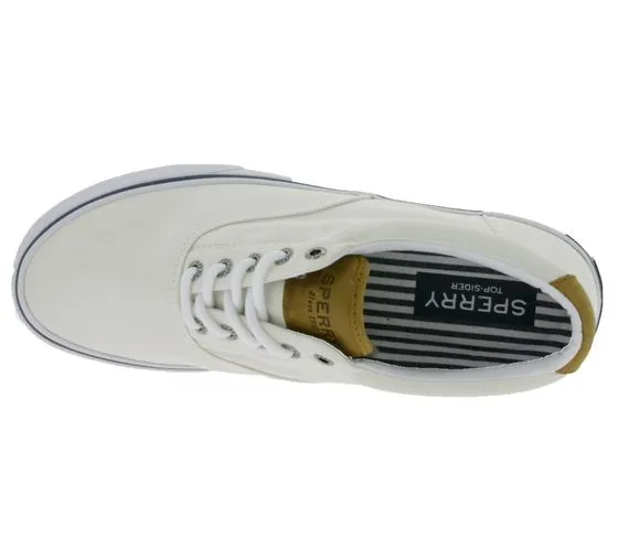SPERRY Bahama Striper II Cvo SW Wave Siping Technology Scarpe da Barca da Uomo STS22043 Bianche