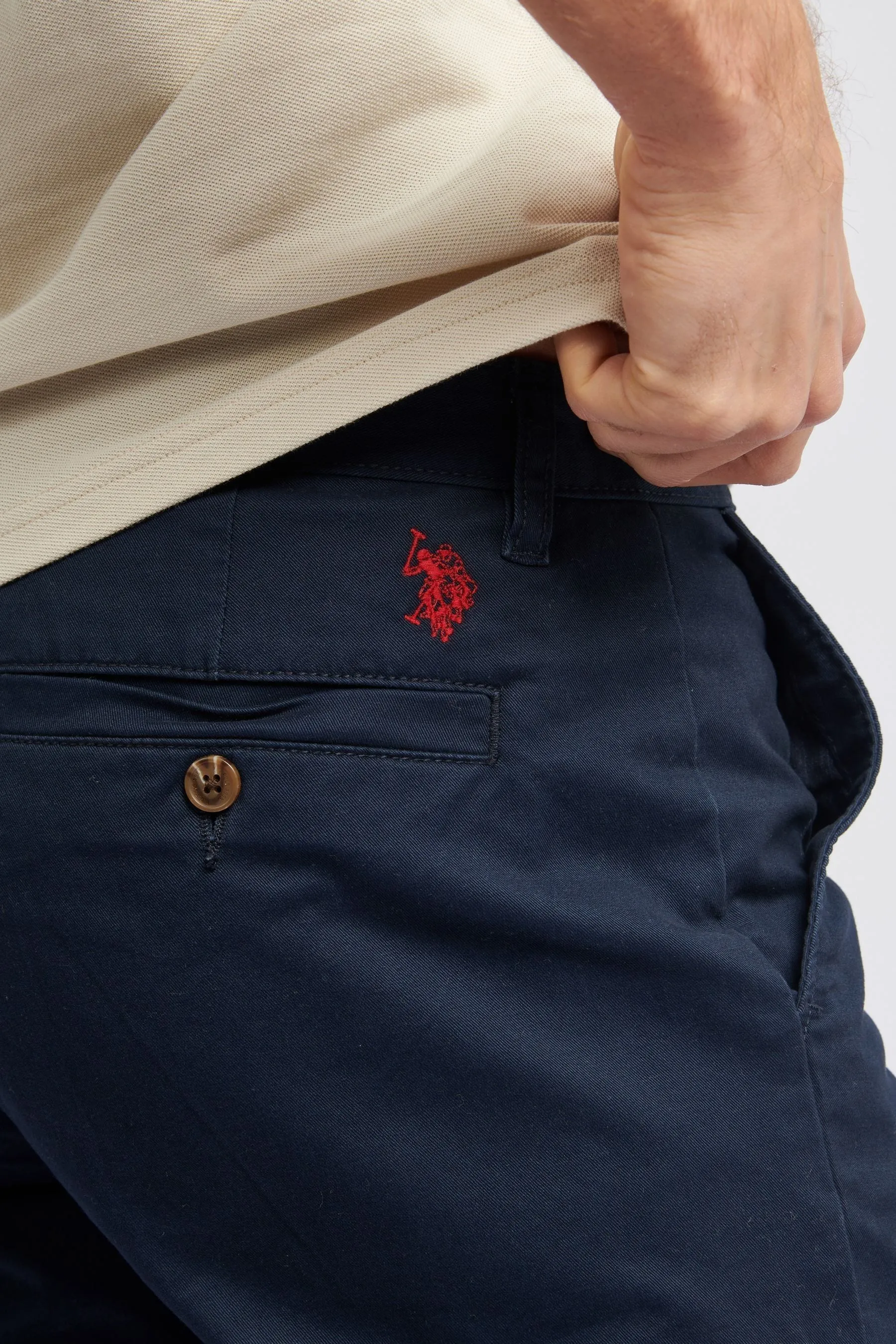 U.S. Polo Assn. Uomo - Shorts classici con Pantaloni chino